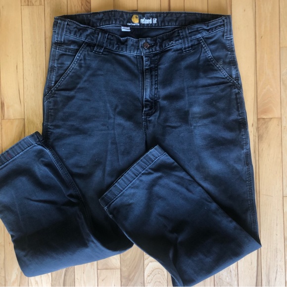 Vintage carpenter black wash Carhartt jeans - Picture 2 of 4